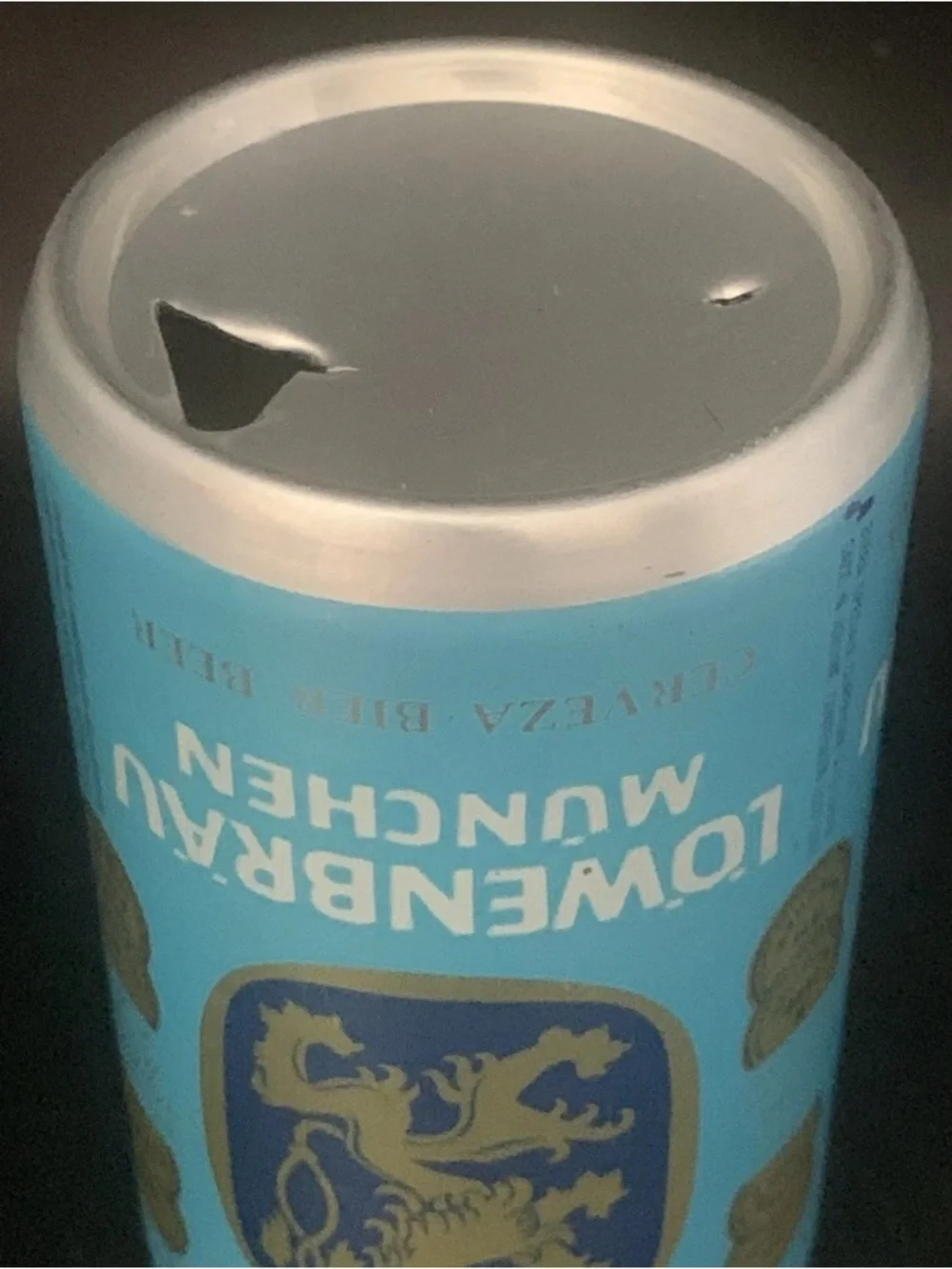 Vintage Beer Can Lowenbrau Munchen Beer Pull Tab Empty Aluminum Can